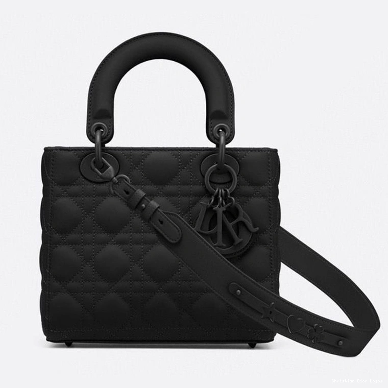 Cheap Calfskin Lady Ultramatte ABCDior Bag Black Cannage My Dior 0729 Luxury
